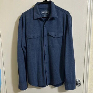 EUC American Eagle Thick Flannel Shacket Button Down Shirt